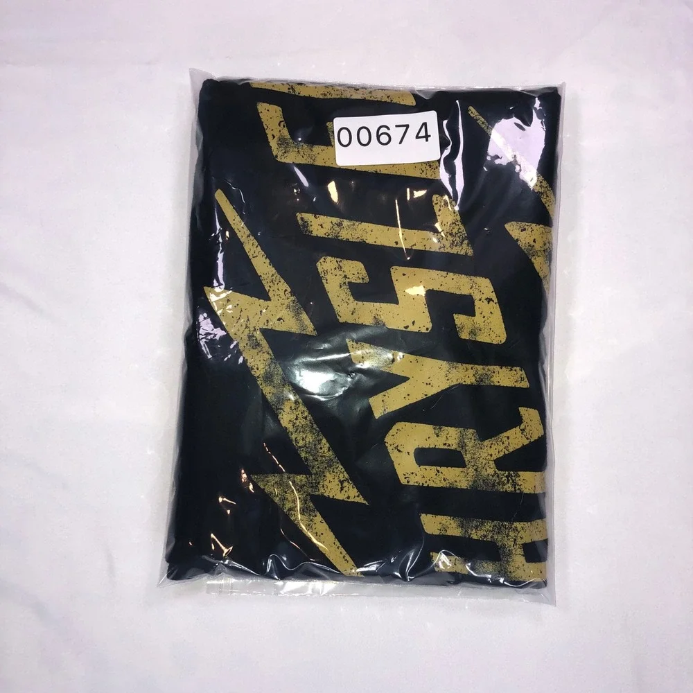 Goodfellow & Co Chrysler Motor Parts Graphic T-Shirt Black Yellow Mens Medium